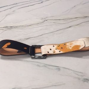 Woman’s leather belt